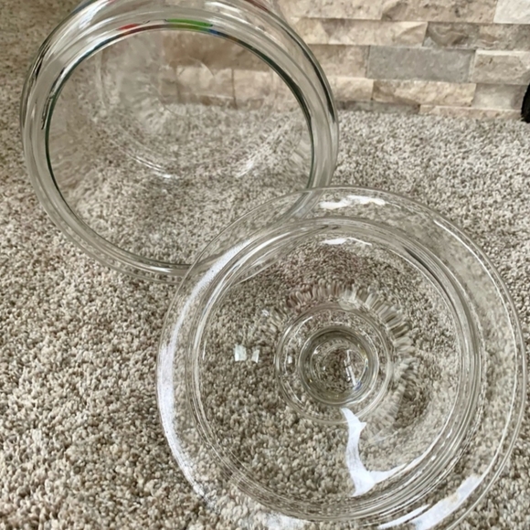 Vintage Winnie the Pooh Chef Glass CookieJar 1990's MINT - Picture 8 of 11